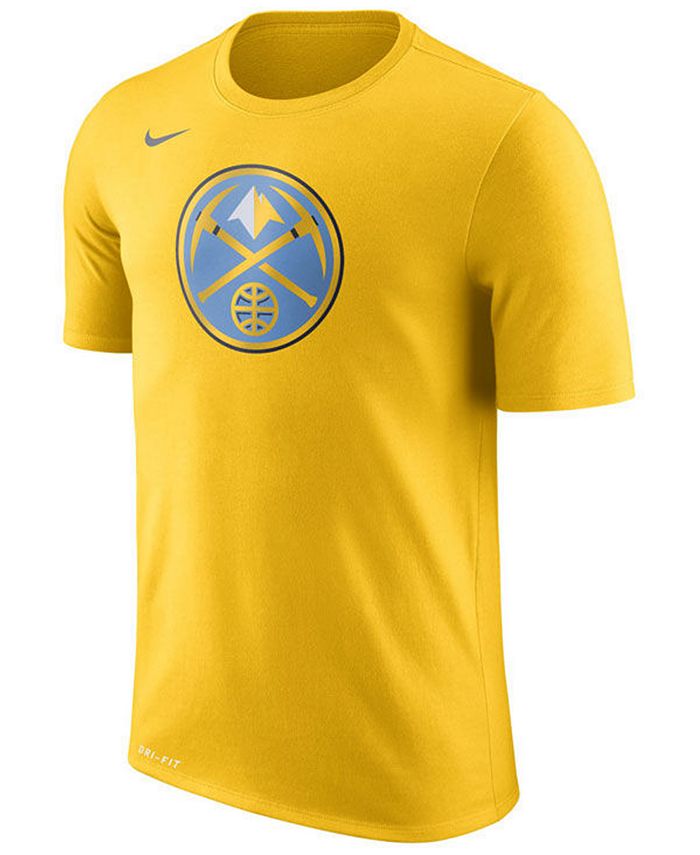 Nike Men's Denver Nuggets Dri-FIT Cotton Logo T-Shirt - Macy's