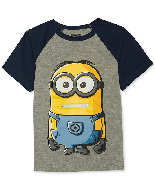 Despicable Me Minion Print T Shirt Toddler Boy 2t 5t Reviews Shirts Tops Kids Macy S