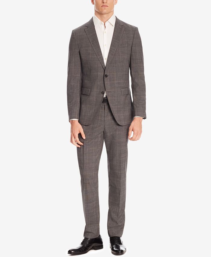 Hugo Boss BOSS Men's Slim-Fit Plaid Suit - Macy's