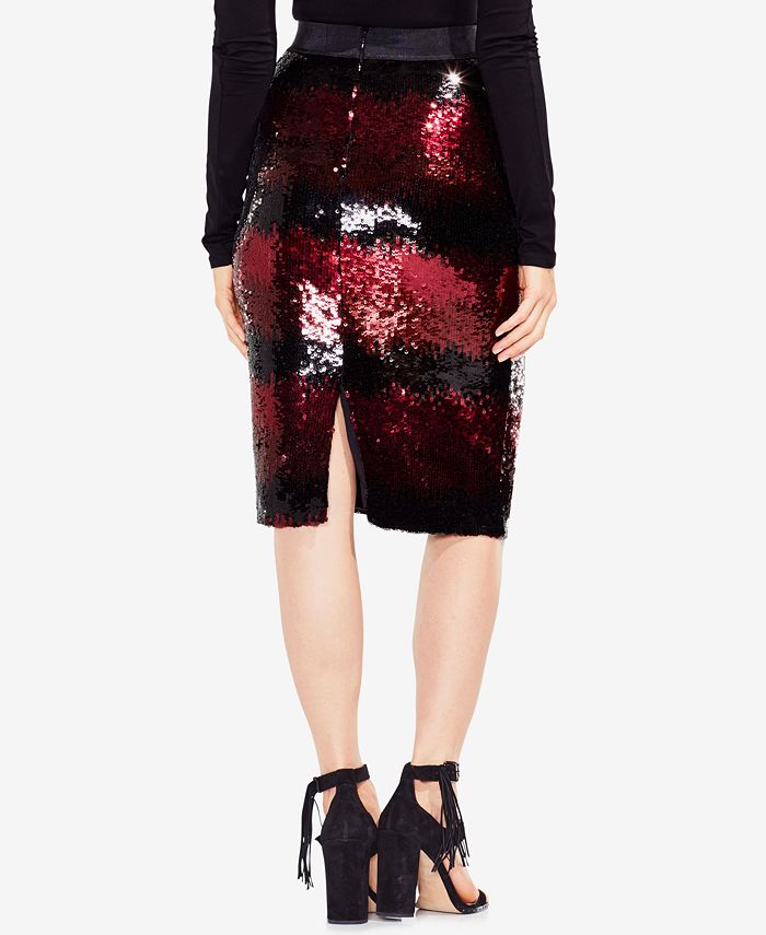 Vince Camuto Sequined Pencil Skirt - Macy's