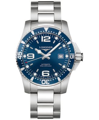 Riet Verrast Als reactie op de Longines Men's Swiss Automatic HydroConquest Stainless Steel Bracelet Watch  41mm - Macy's