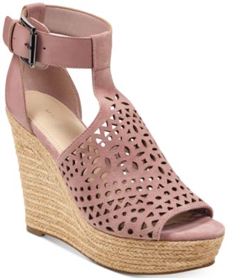 Marc Fisher Hasina T-Strap Platform Wedge Sandals Macy's