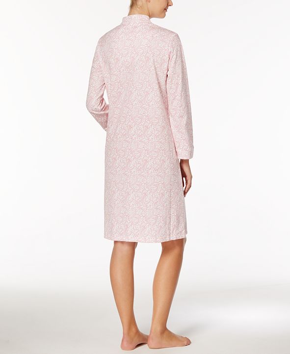 Miss Elaine Short PaisleyPrint Robe & Reviews Bras, Panties