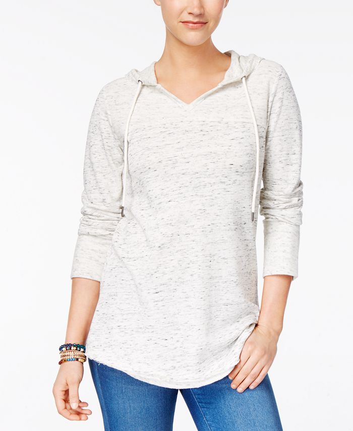 Style & Co Petite Space Dye Hoodie, Created for Macy's Macy's