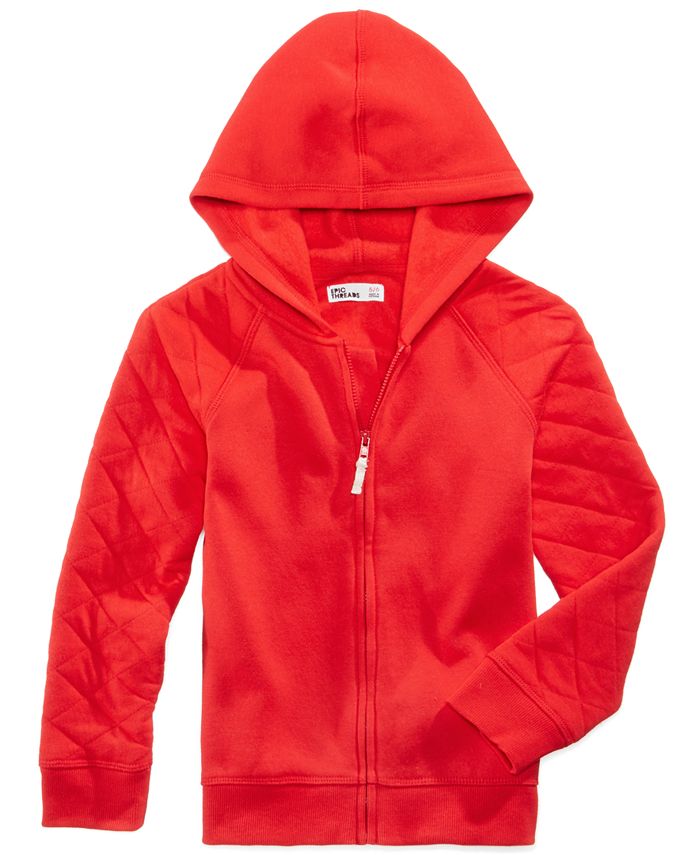 Epic Threads Quilted FullZip Hoodie, Toddler Boys , Created for Macy's