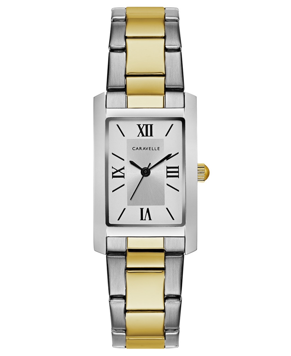 Designed by Bulova Women's Two-Tone Stainless Steel Bracelet Watch 21x33mm