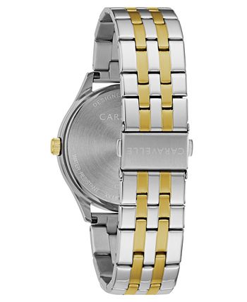 Caravelle - Men's Two-Tone Stainless Steel Bracelet Watch 41mm