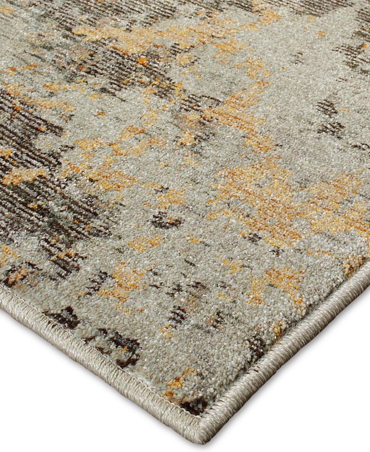 Jhb Design Strata Cupric Area Rug -Gold