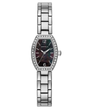 image of Caravelle Designed by Bulova Women-s Stainless Steel Bracelet Watch 18x24mm