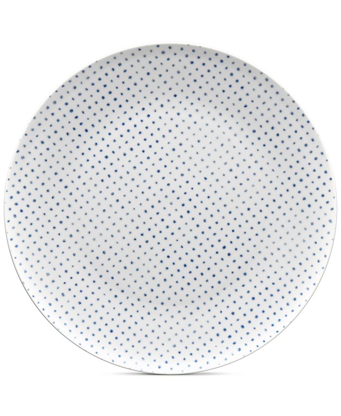 Noritake - Blue Hammock Coupe Dots Dinner Plate