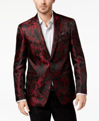 red black suit jacket