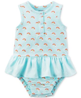 baby rainbow romper