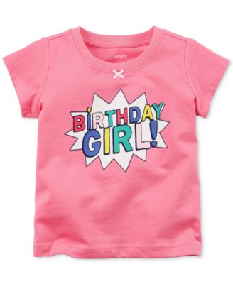 Carter's - Birthday Girl Cotton T-Shirt, Baby Girls (0-24 months)