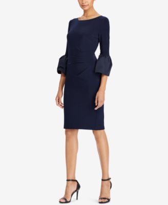 ralph lauren jersey taffeta dresses