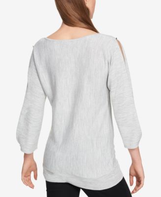 Tommy Hilfiger Split-Sleeve Sweater, Created for Macy's
