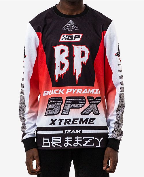 Black Pyramid Men S Graphic Print Long Sleeve T Shirt Reviews T Shirts Men Macy S