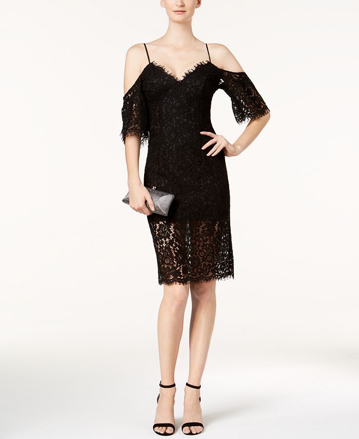 Bardot Karlie Lace Off-The-Shoulder Dress - Macy's
