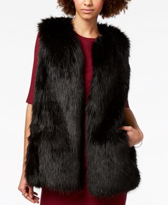 armani exchange fur jacket