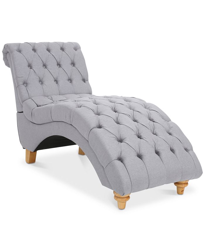 Noble House Aquilla Chaise Lounge, Quick Ship Macy's