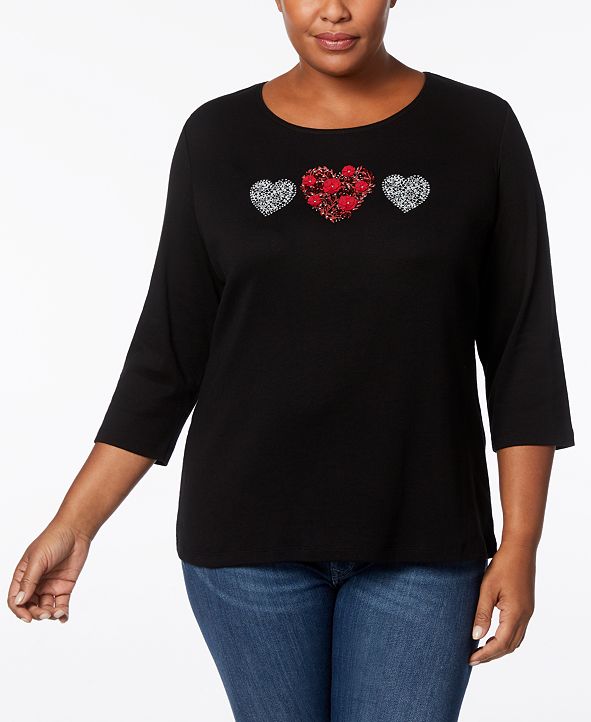 macys karen scott tops plus size