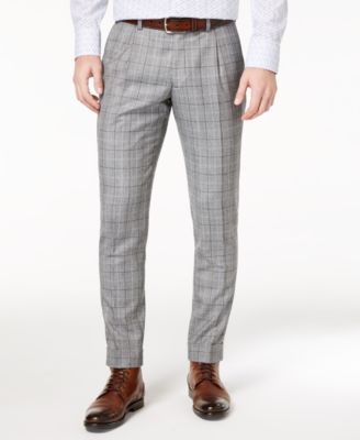 Tallia Men's Slim-Fit Black/Brown 