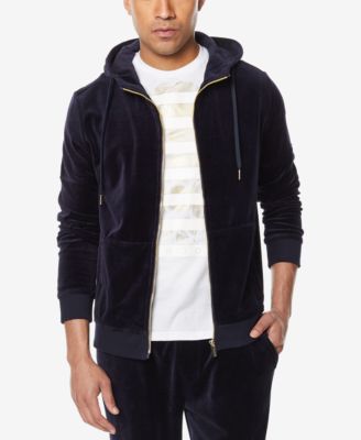 Sean John Men s Travel Velour Zip Front Hoodie Created for Macy s Macy s