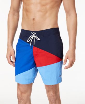 macy's tommy hilfiger swim trunks