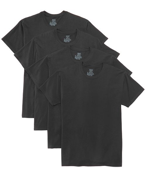 Hanes Men S 4 Pk Platinum Stretch T Shirts Reviews Underwear