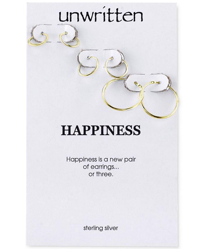 Unwritten earrings shop
