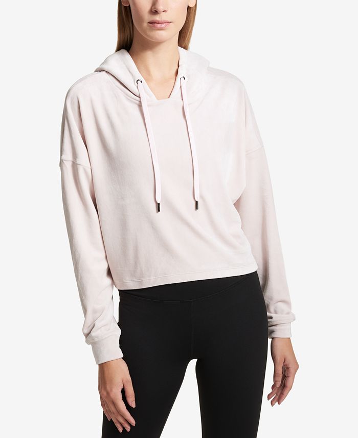 Dkny sport velour hoodie outlet