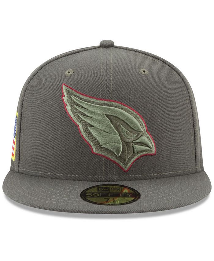 New Era Arizona Cardinals Salute To Service 59FIFTY Fitted Cap - Macy's