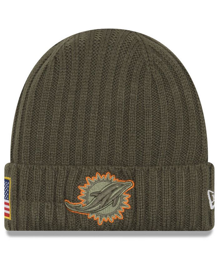 Miami Dolphins Men's New Era Cuffed Knit Hat