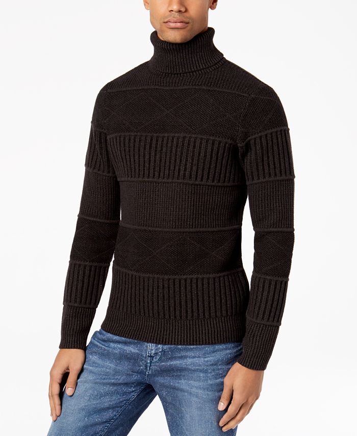 BOSS - Mock-neck sweater in a wool blend
