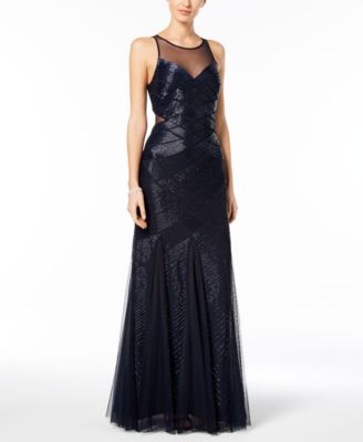 Robe De Soirée Perlé Crisscross JS Boutique - Taille 4 - Noir - Neuve Sans étiquettes