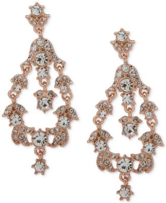 Anne Klein - Crystal Orbital Clip-On Drop Earrings