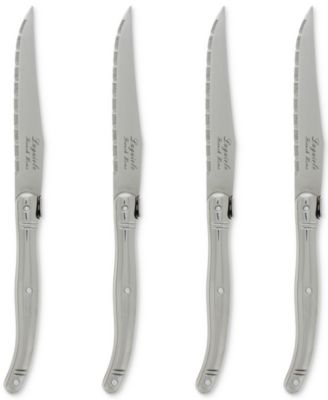 Farberware 4pc Laguiole Steak Knife Set White/silver : Target