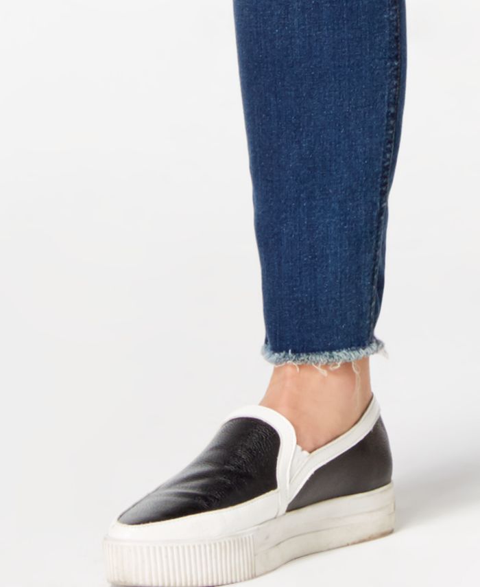 7 For All Mankind Frayed-Hem Ankle Skinny Jeans - Macy's