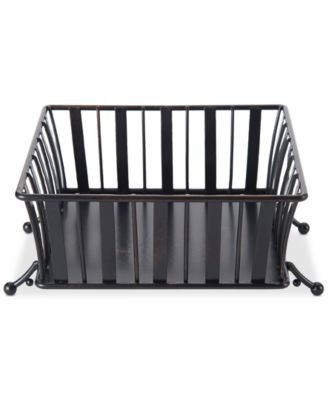 Gourmet Basics Band & Stripe Buffet Caddy