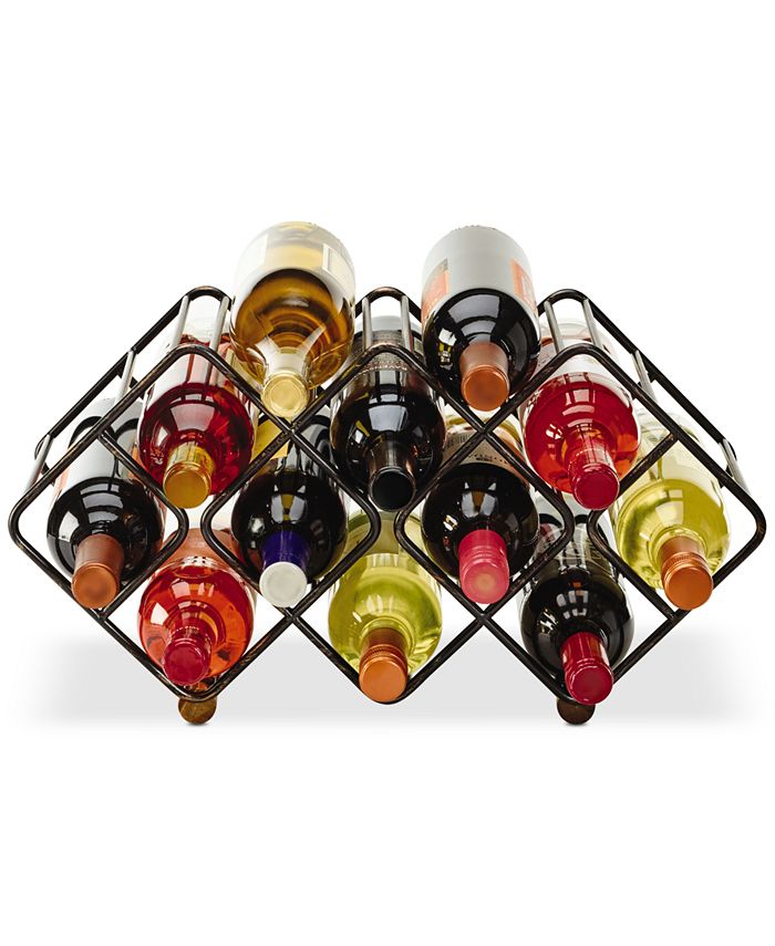 Mikasa - Gourmet Basics By  12-Bottle Stackable Wine Rack