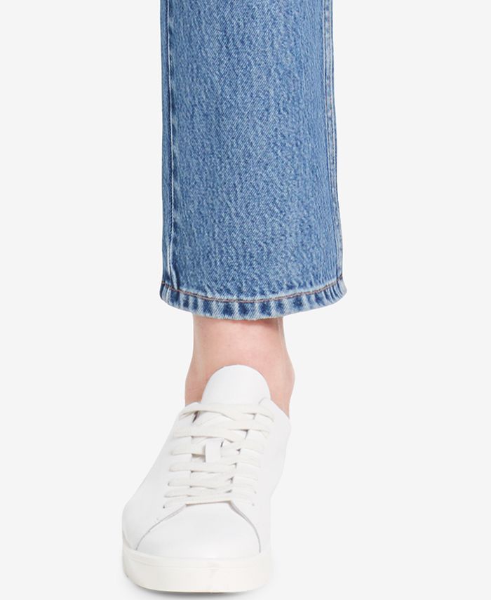 Calvin Klein Jeans Cotton Straight-Leg Jeans & Reviews - Jeans - Women ...