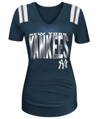T-shirt Femme 5th & Ocean New York Yankees - Navy Bleu Marine - Taille L NEUF