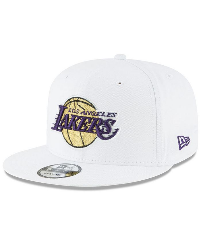 New Era Los Angeles Lakers Team Metallic 9FIFTY Snapback Cap - Macy's