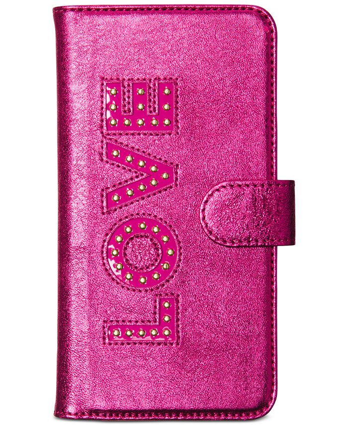 industri at opfinde film Michael Kors Folio iPhone 8 Plus Case & Reviews - Handbags & Accessories -  Macy's