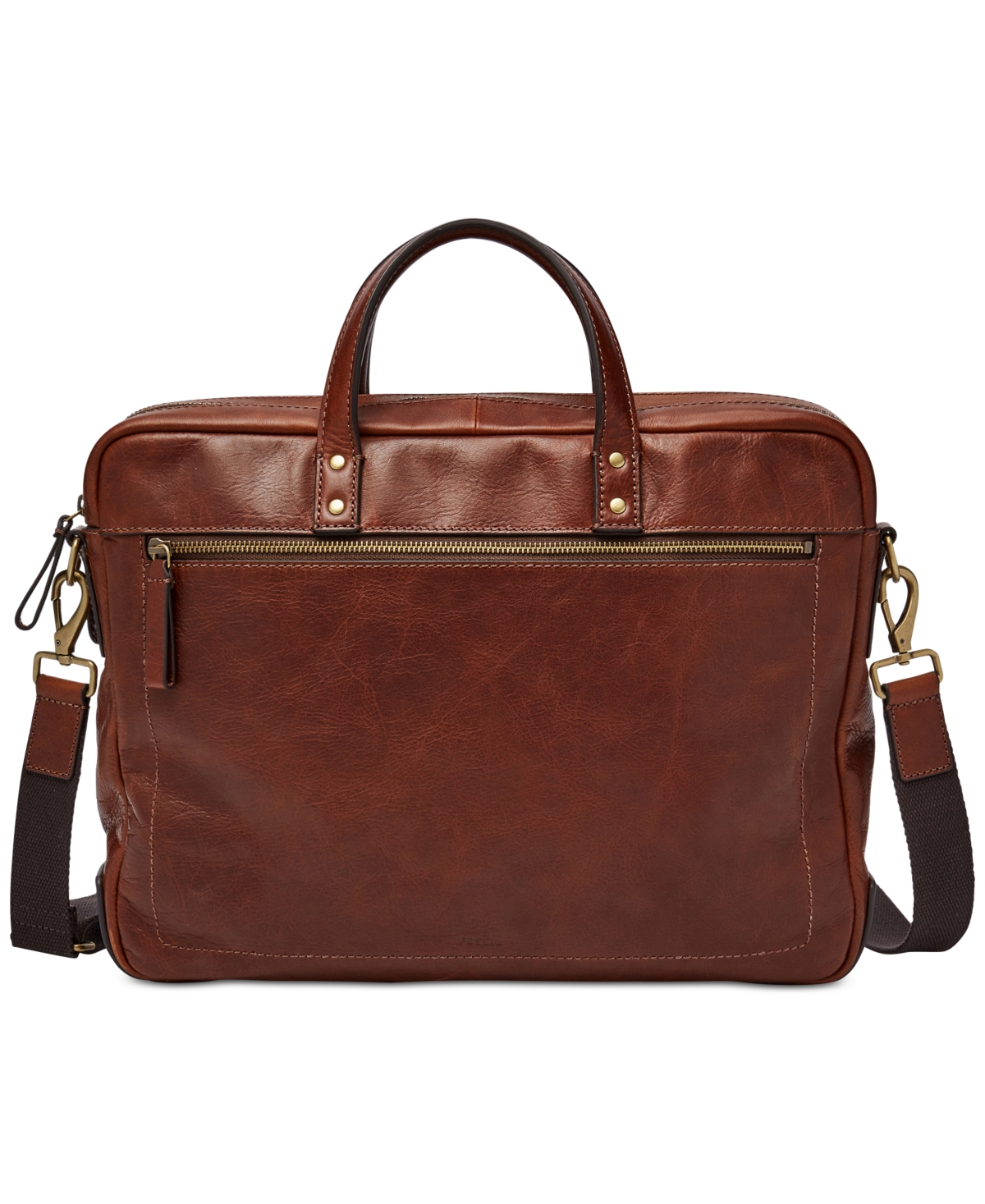 UPC 762346339359 product image for Fossil Men's Haskell Leather Briefcase | upcitemdb.com