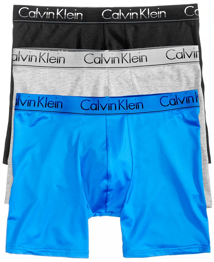 Calvin Klein Men's 3 Pack Variety Boxer Briefs - Macy's
