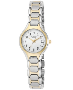 image of Citizen Women-s Two Tone Stainless Steel Bracelet Watch 23mm EU2254-51A