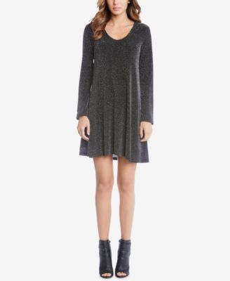 Karen Kane - Sparkle-Metallic Swing Dress