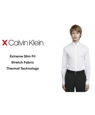 calvin klein extreme slim fit dress shirt