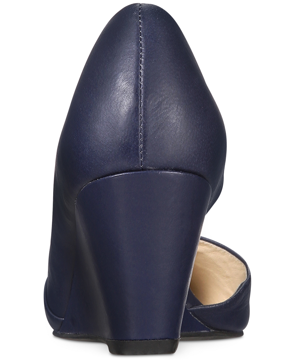 Kenneth Cole New York Women s Ellis Wedge Pumps Navy Smart Closet