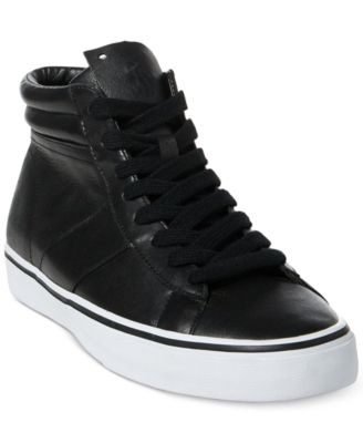 mens leather high tops